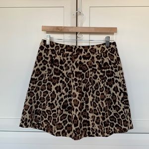Banana Republic Leopard Skirt